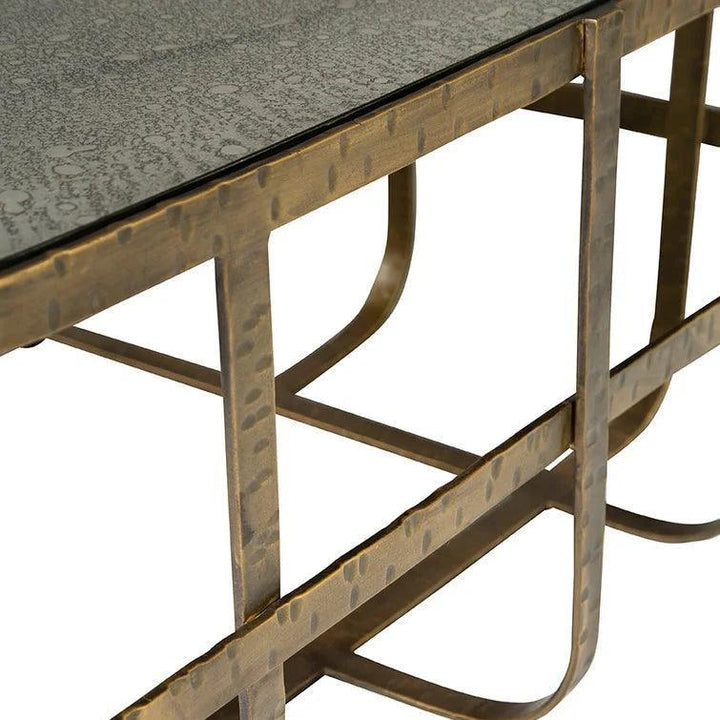 Harvest Marble Topped Square Coffee Table - LOOMLAN - Furniture Classics - Coffee Tables