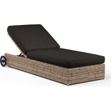 Havana Sunbrella Adjustable Outdoor Chaise-Outdoor Chaises-Sunset West-Spectrum Carbon-LOOMLAN