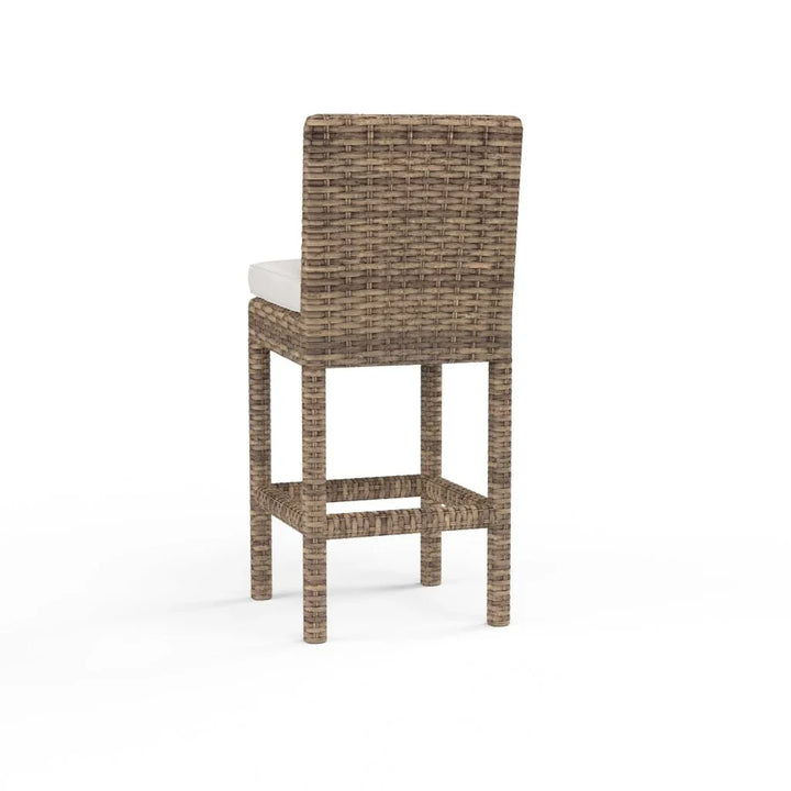 Havana Sunbrella Outdoor Barstool-Outdoor Bar Stools-Sunset West-LOOMLAN