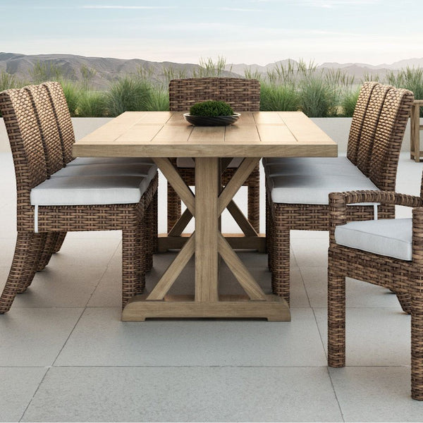 Havana Sunbrella Outdoor Dining Armchair 2PC-Outdoor Dining Chairs-Sunset West-LOOMLAN