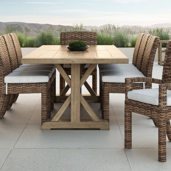 Havana Sunbrella Outdoor Dining Chair 2PC-Outdoor Dining Chairs-Sunset West-LOOMLAN