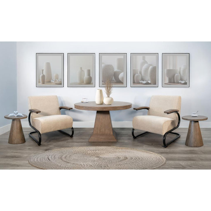 Get Sunny Designs Round Pedestal Table Perfect for Chats – LOOMLAN