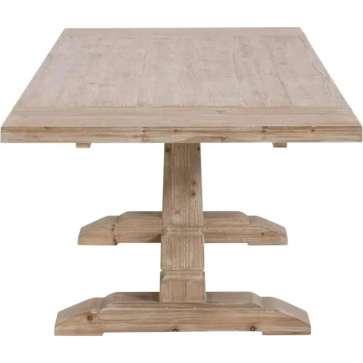 Hayes Reclaimed Wood Extendable Dining Table-Dining Tables-Essentials For Living-LOOMLAN