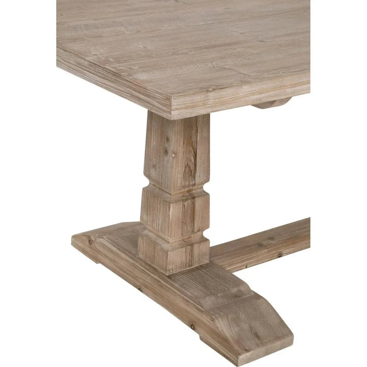 Hayes Reclaimed Wood Extendable Dining Table-Dining Tables-Essentials For Living-LOOMLAN