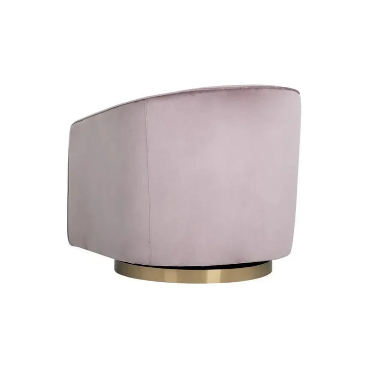 Hazel Fabric Swivel Lounge Chair - LOOMLAN - SUNPAN - Club Chairs