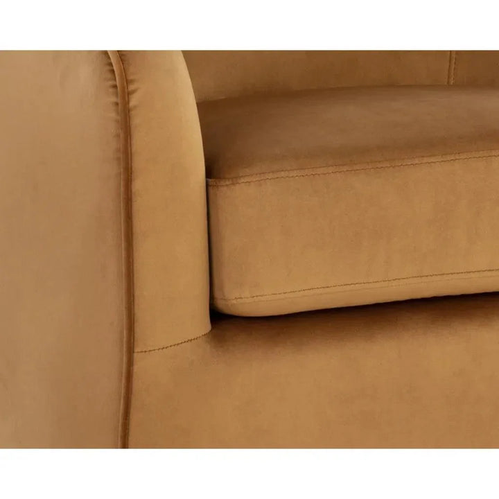Hazel Fabric Swivel Lounge Chair - LOOMLAN - SUNPAN - Club Chairs
