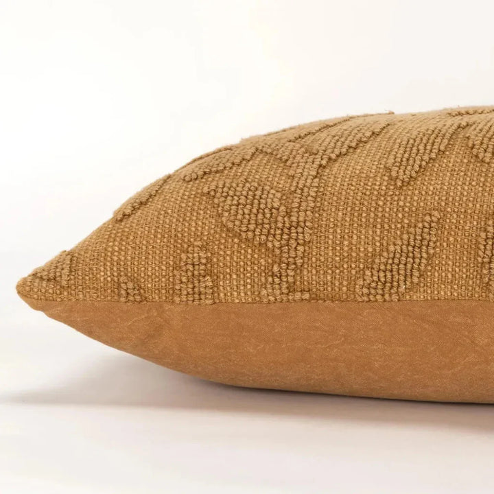 Hena Textured Decorative Lumbar Pillow For Couch - LOOMLAN - LOOMLAN - Throw Pillows