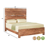 Henderson 80 inches Live Edge King Bed Beds LOOMLAN By LOOMLAN
