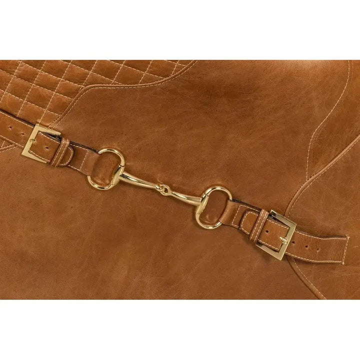 Hera Arm Chair Unique Leather Club Chair - LOOMLAN - Sarreid - Club Chairs