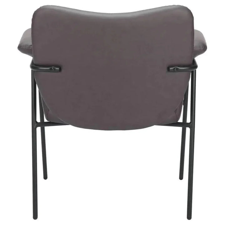 Heritage Wood & Steel Brown Accent Arm Chair - LOOMLAN - Zuo Modern - Accent Chairs