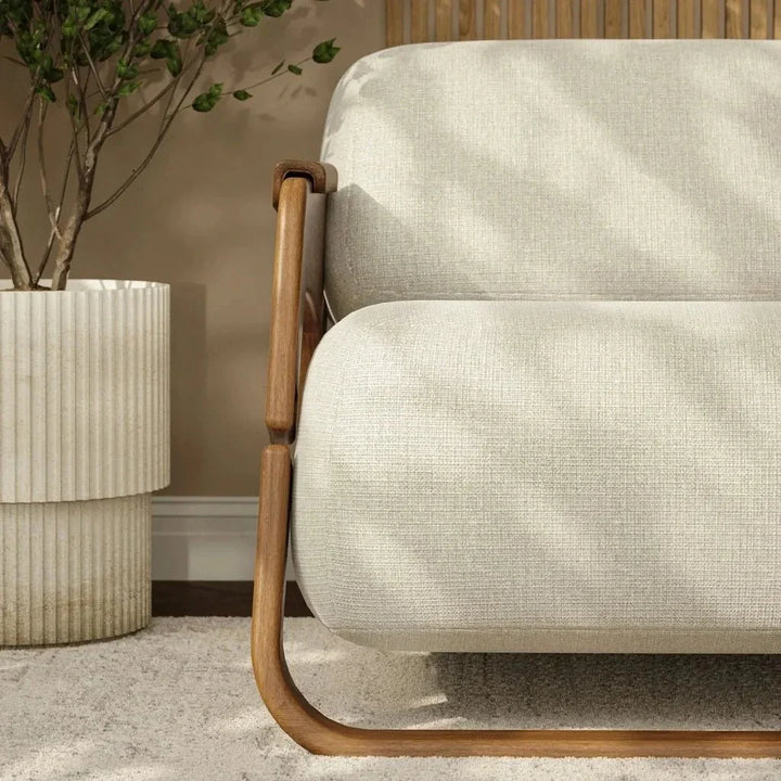 Hermes Fabric Accent Chair - LOOMLAN - Urbia - Club Chairs