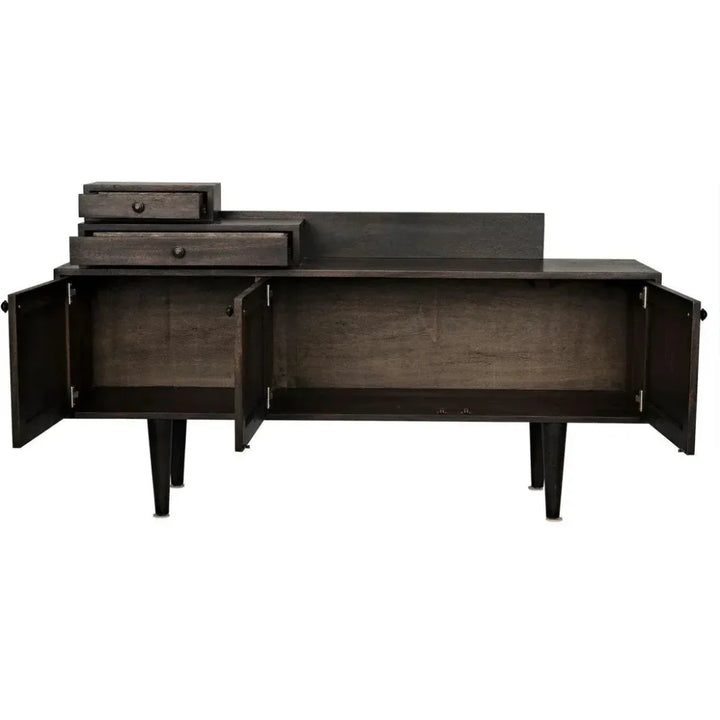 Hermes Sideboard, Ebony Walnut - LOOMLAN - Noir - Sideboards