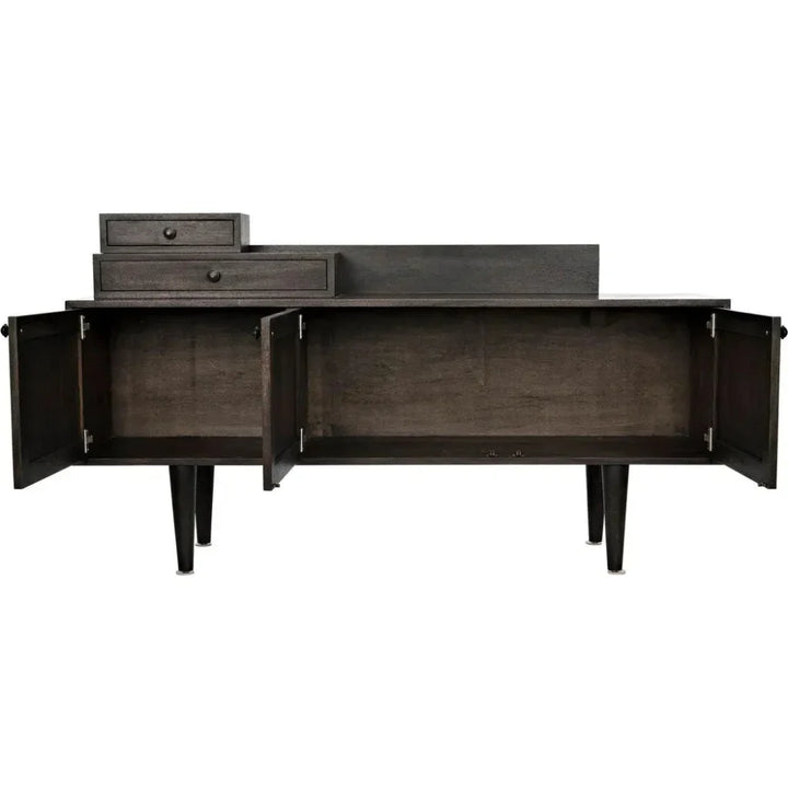 Hermes Sideboard, Ebony Walnut - LOOMLAN - Noir - Sideboards