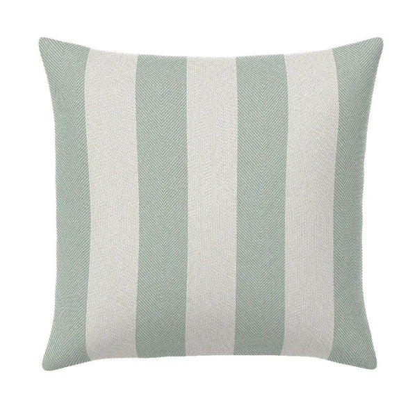 Herringbone Stripe Handmade Outdoor Pillow-Outdoor Pillows-Earnest Collection-20" Square-LOOMLAN