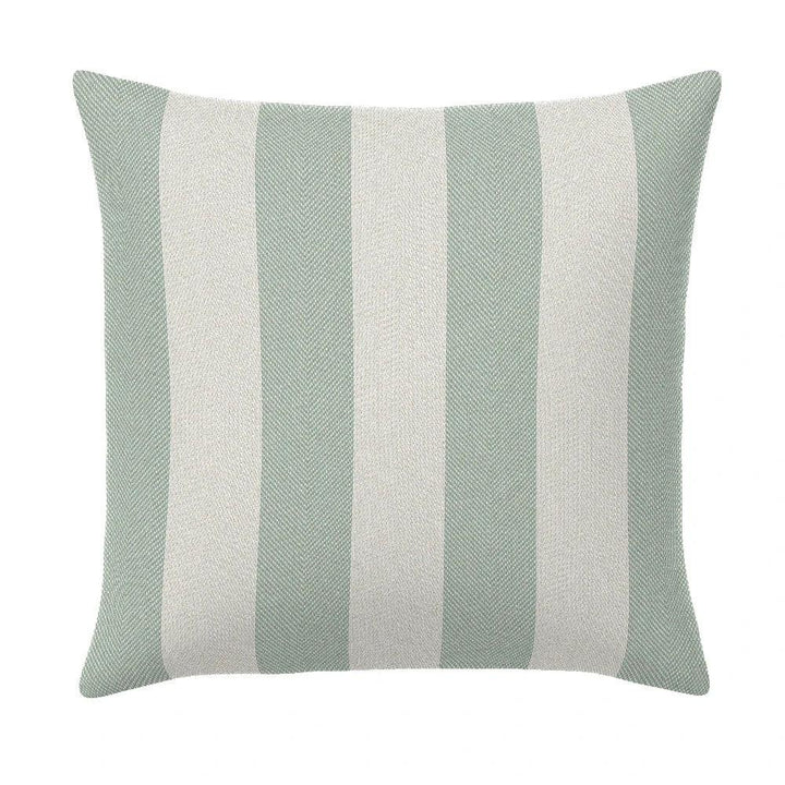 Herringbone Stripe Handmade Outdoor Pillow-Outdoor Pillows-Earnest Collection-20" Square-LOOMLAN