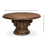 Hestia Carved Round Dining Table