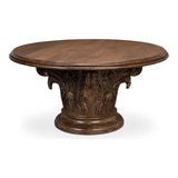 Hestia Carved Round Dining Table