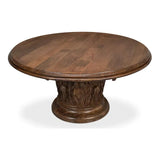 Hestia Carved Round Dining Table