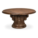 Hestia Carved Round Dining Table