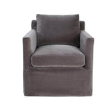 Heston Club Chair - Grey-Club Chairs-LH Imports-LOOMLAN