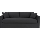 Heston Sofa - Black Fabric Sofas & Loveseats LOOMLAN By LH Imports