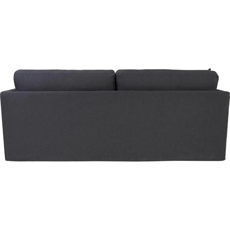 Heston Sofa - Black Fabric Sofas & Loveseats LOOMLAN By LH Imports