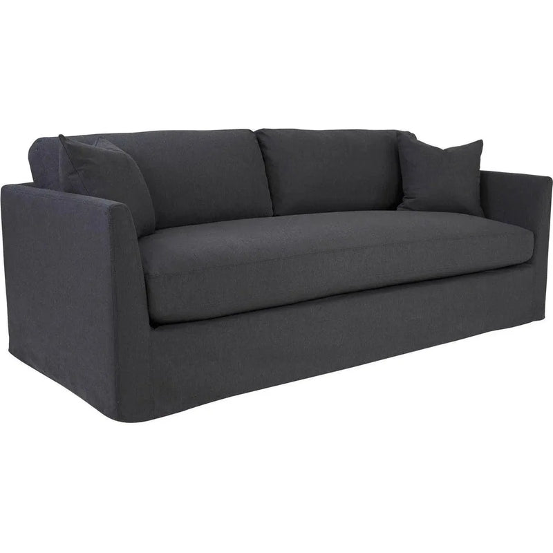 Heston Sofa - Black Fabric Sofas & Loveseats LOOMLAN By LH Imports