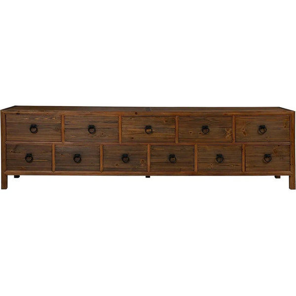 Hewitt Aesthetic Designed Wooden Drawer Bank-Dressers-Furniture Classics-LOOMLAN