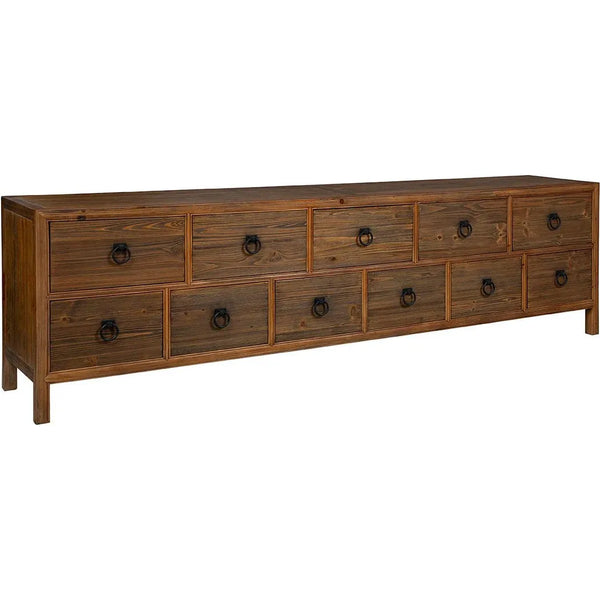 Hewitt Aesthetic Designed Wooden Drawer Bank-Dressers-Furniture Classics-LOOMLAN