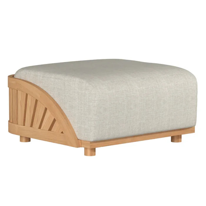 Sunburst Teak Patio Deep Sofa Set - LOOMLAN - HiTeak - Outdoor Sofas & Loveseats