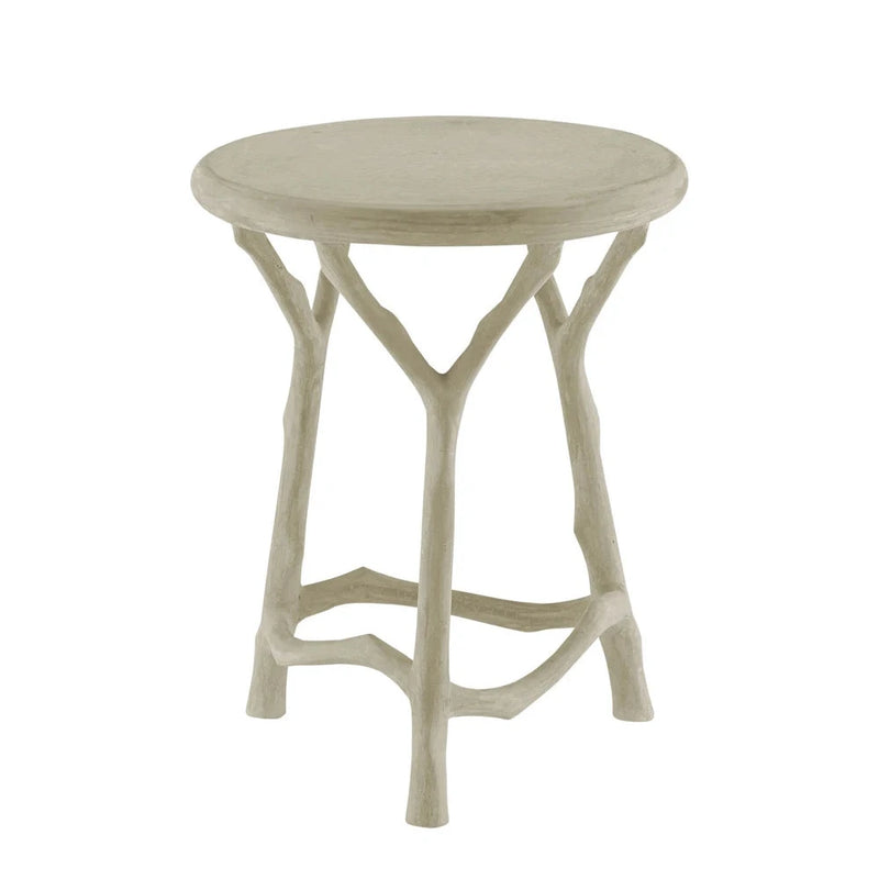 Hidcote Concrete Outdoor Round Accent Table