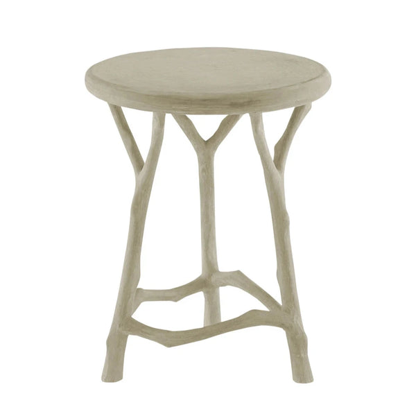 Hidcote Concrete Outdoor Round Accent Table