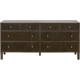 Highland Fluted Wood8-Drawer Dresser-Dressers-Essentials For Living-LOOMLAN