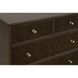 Highland Fluted Wood8-Drawer Dresser-Dressers-Essentials For Living-LOOMLAN