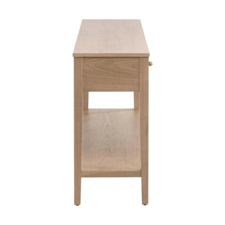 Highland Wooden 3 - Drawer Sofa Table - LOOMLAN - Essentials For Living - Console Tables