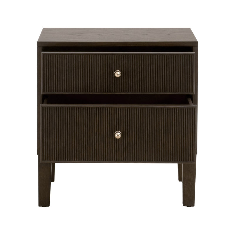 Highland Wooden 2-Drawer Nightstand