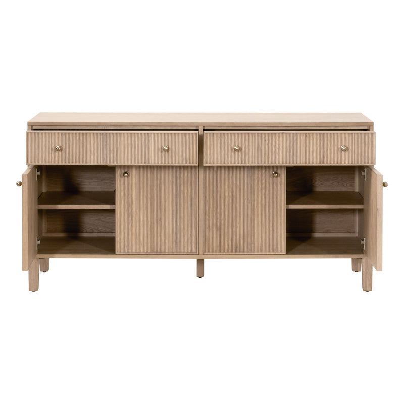 Highland Classic Designed Wooden Media Sideboard