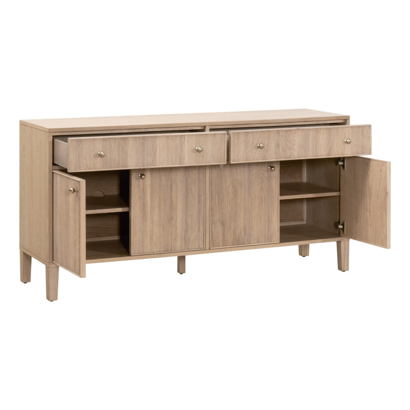 Highland Classic Designed Wooden Media Sideboard