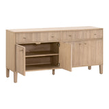 Highland Classic Designed Wooden Media Sideboard