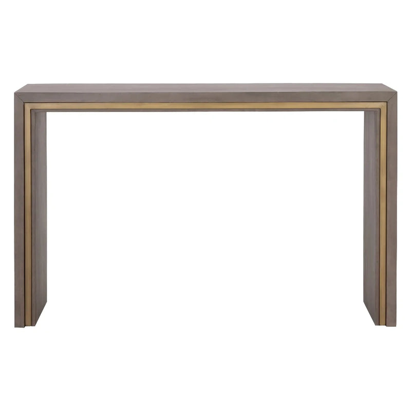 Hilbert Wooden Rectangular Console Table-Console Tables-SUNPAN-LOOMLAN