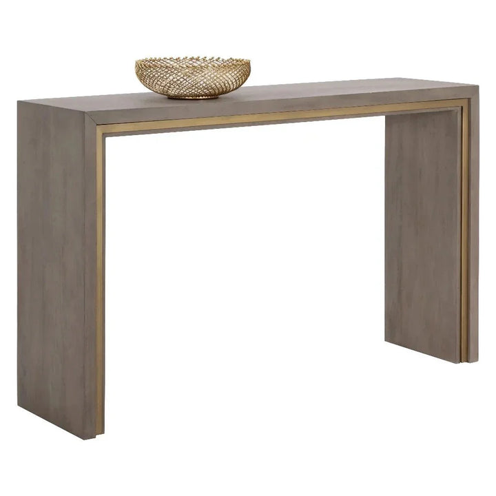 Hilbert Wooden Rectangular Console Table - LOOMLAN - SUNPAN - Console Tables
