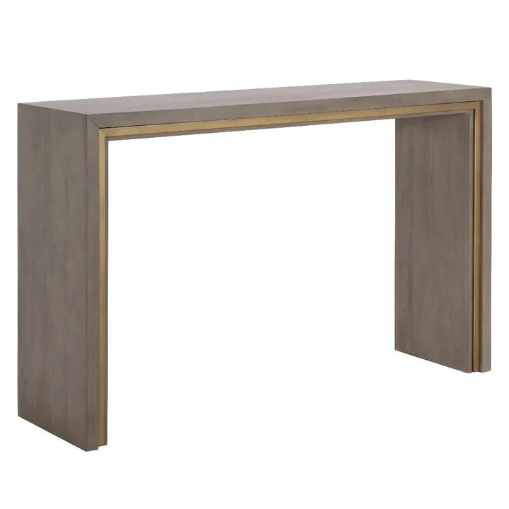 Hilbert Wooden Rectangular Console Table - LOOMLAN - SUNPAN - Console Tables