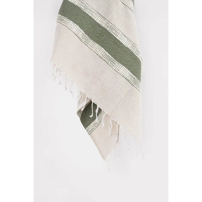 Hilda Soft Cotton Throw Blanket With Fringe