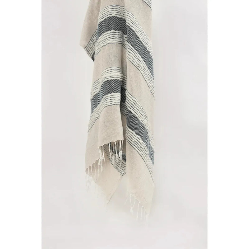 Hilda Soft Cotton Throw Blanket With Fringe