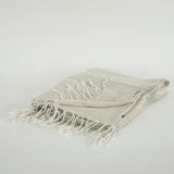 Hilda Soft Cotton Throw Blanket With Fringe