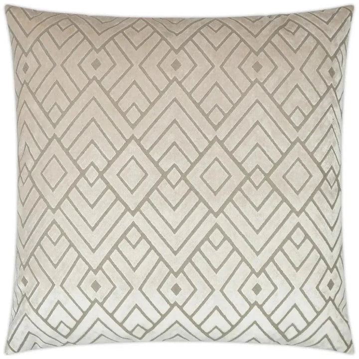 Hipster Ecru Brown Throw Pillow With Insert - LOOMLAN - D.V. Kap - Throw Pillows