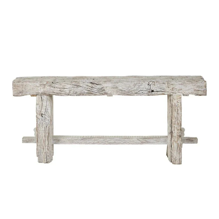 Holland Reclaimed Wood Console Table - LOOMLAN - Currey & Co - Console Tables