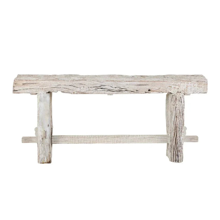 Holland Reclaimed Wood Console Table - LOOMLAN - Currey & Co - Console Tables