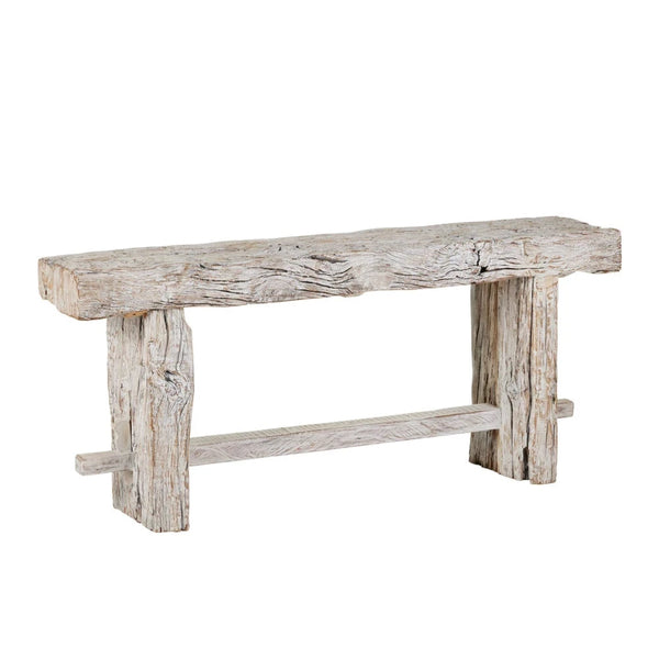 Holland Reclaimed Wood Console Table-Console Tables-Currey & Co-LOOMLAN