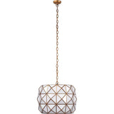 Hollywood Pendant - Sleek 1-Light Glass & Metal